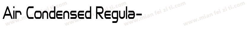 Air Condensed Regula字体转换